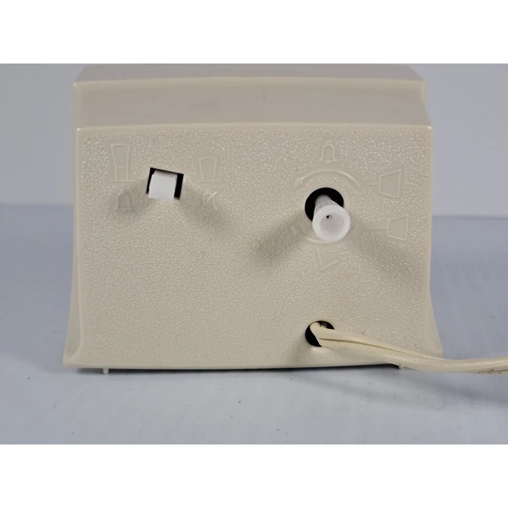 Westclox E54 55 Electric Alarm Clock Cream Vintage Analog Made in USA 2209022540